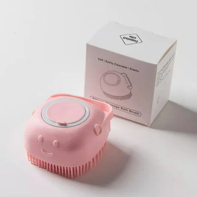 실리콘 마사지 펫 브러쉬 Silicone Massage Bath Brush