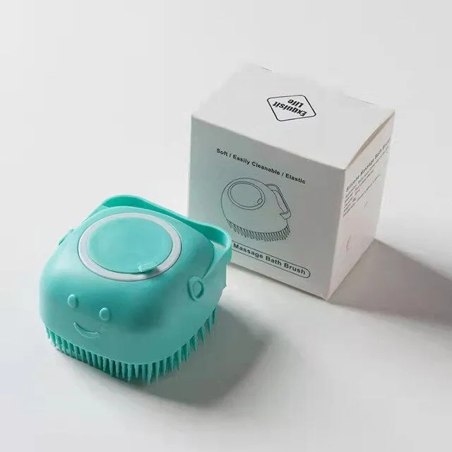 실리콘 마사지 펫 브러쉬 Silicone Massage Bath Brush