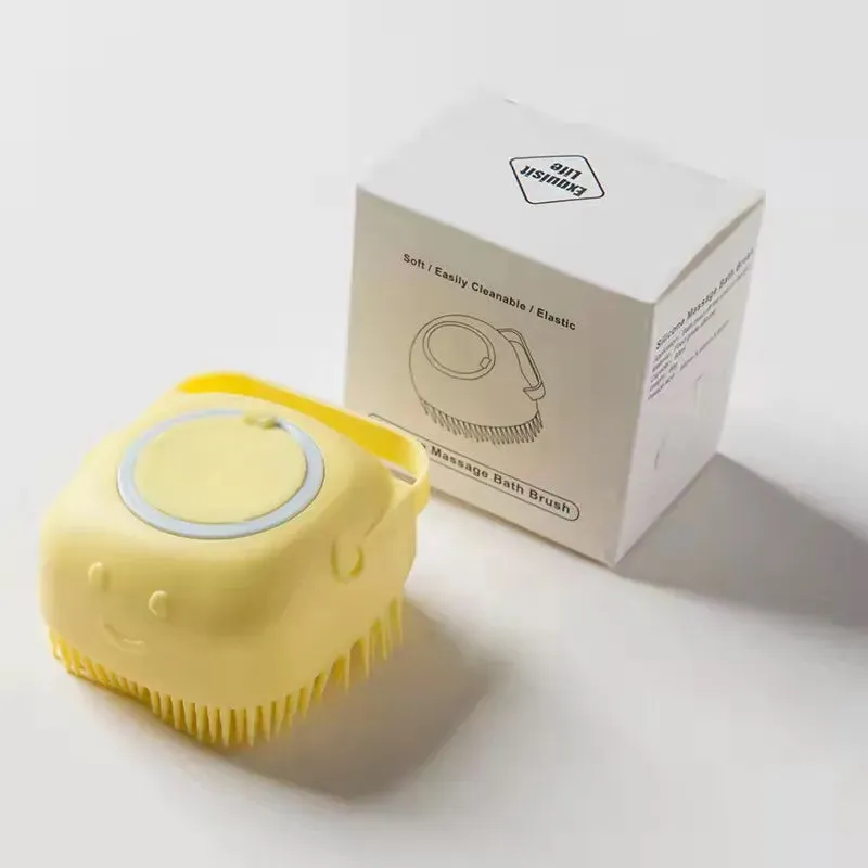 실리콘 마사지 펫 브러쉬 Silicone Massage Bath Brush