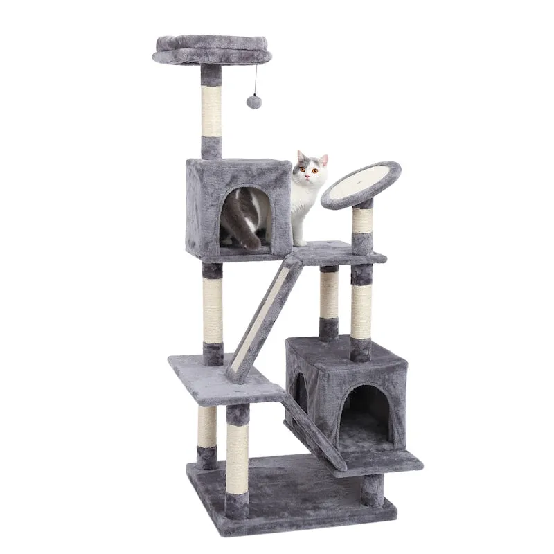 155cm Grey Cat Tree House