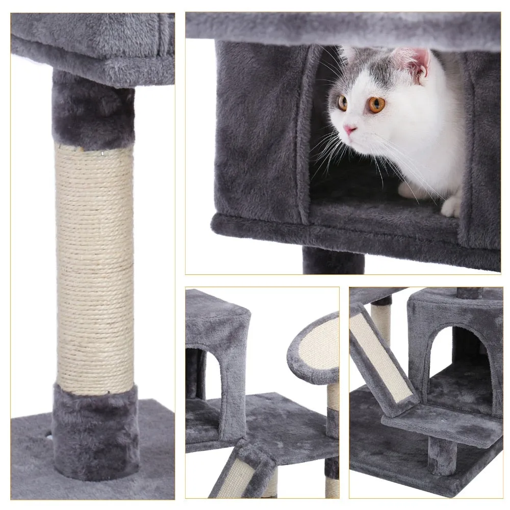 155cm Grey Cat Tree House