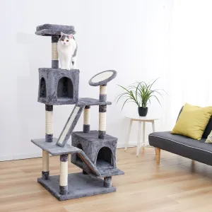 155cm Grey Cat Tree House