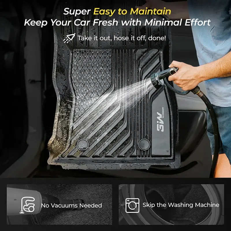 3W Custom Car Floor Mats All Weather Floor Liners for Hyundai IONIQ 5 2021-2024 RHD