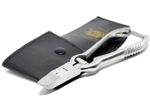 BeautyTrack Power Toe Nail Cutters Clippers Trimmer Barrel Spring Nippers Large 6.5 inch long Podiatry Instruments and Nail File