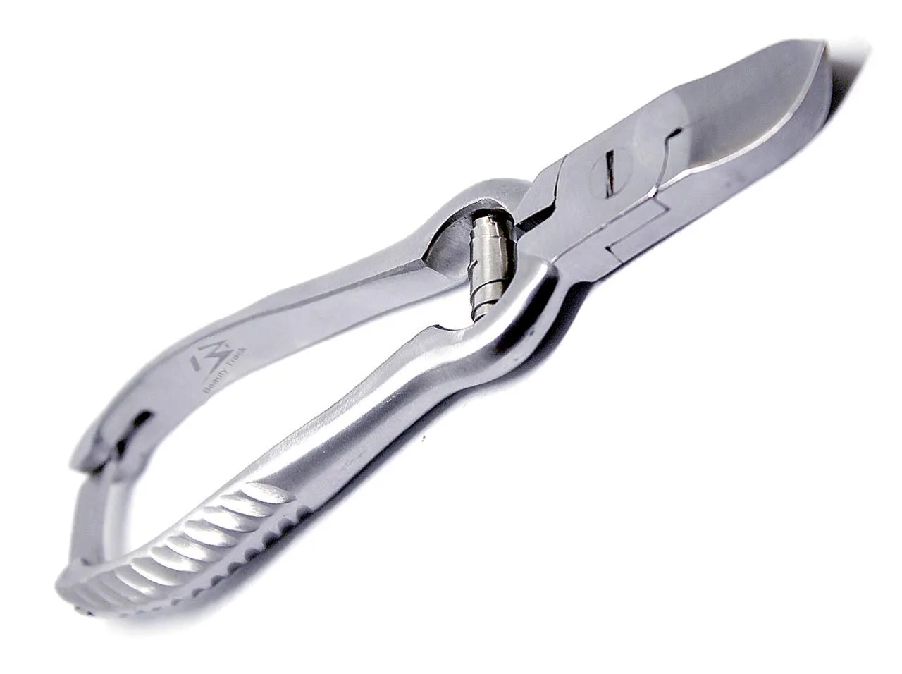 BeautyTrack Power Toe Nail Cutters Clippers Trimmer Barrel Spring Nippers Large 6.5 inch long Podiatry Instruments and Nail File