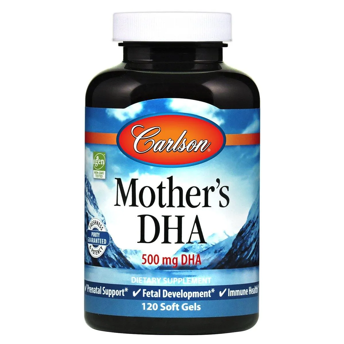 Carlson Mother's DHA, 100 mg, 120 softgels