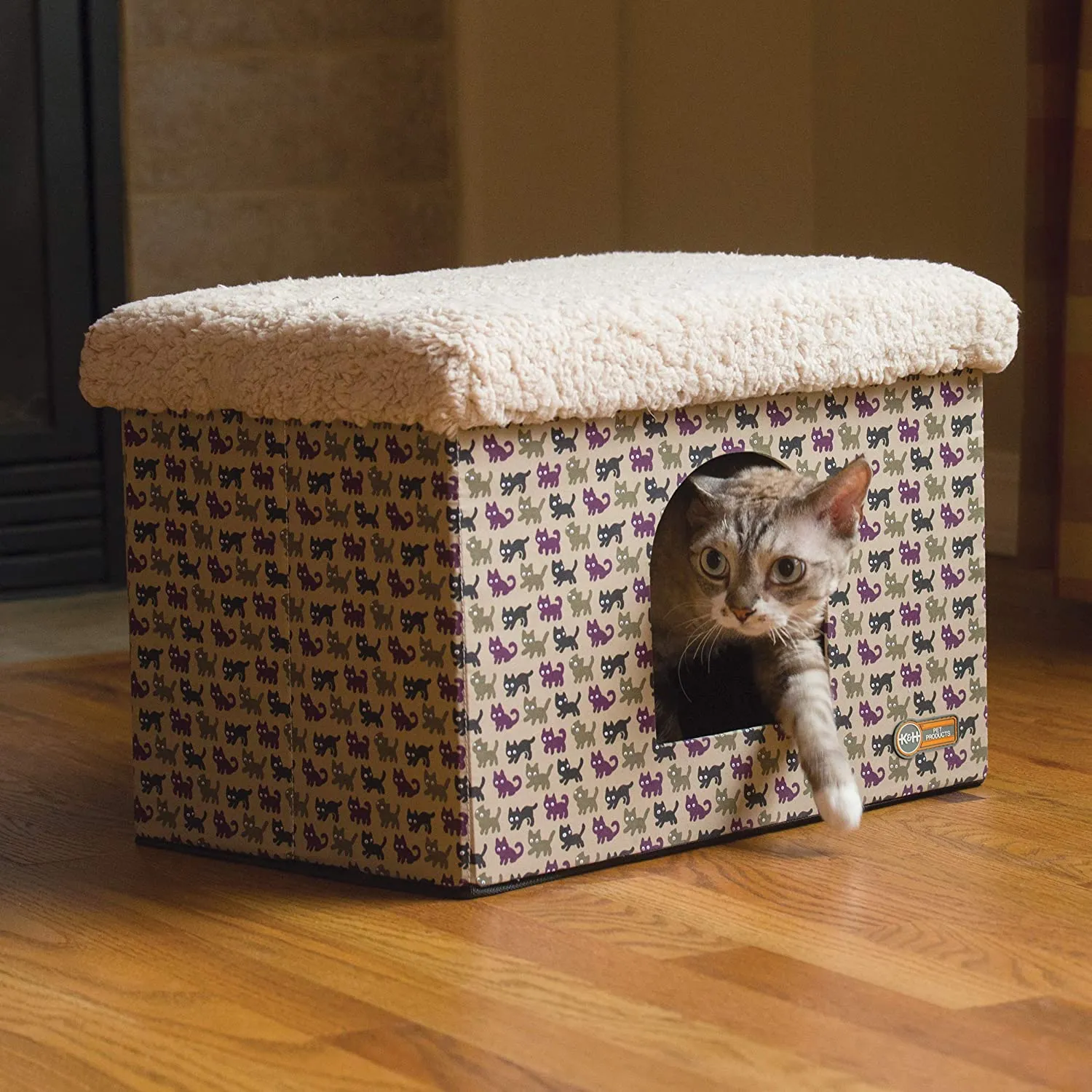 Cat Bunkhouse - K&H Pet Products Kitty Bunkhouse - 12” x 18” x 12”