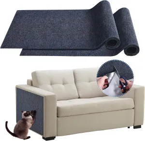 Cat Scratching Mat 2 PCS 39.4"x15.8" Cat Wall Scratcher Cat Carpet with Self-Adhesive Trimmable for Cat Tree Shelves Cat Scratching Post Couch Protector