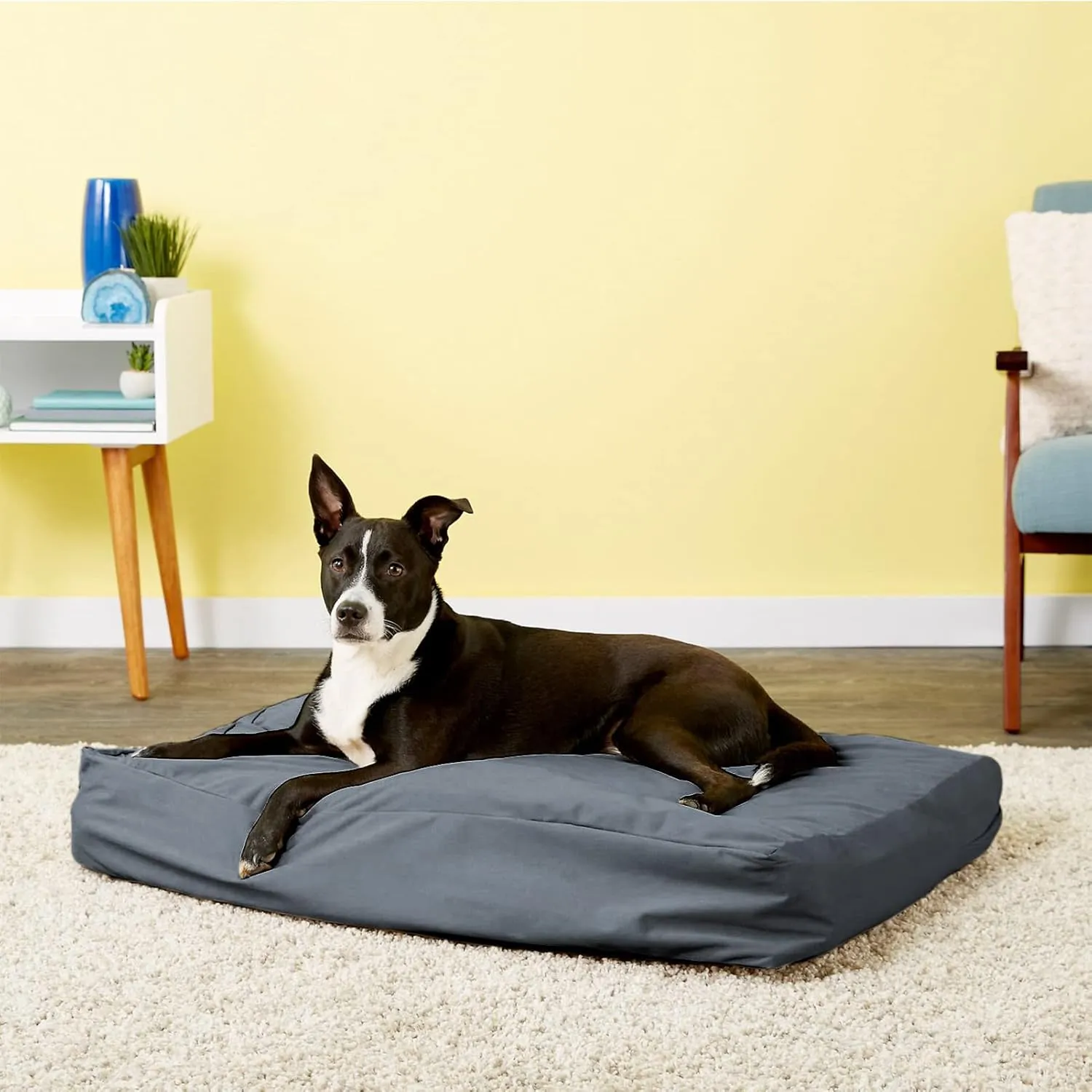 Dog Bed Covers 36L  27W  3H Inch Washable Grey Thickened Waterproof Oxford Fabric with Handles and Zipper Reusable Dog Bed Liner for Medium 50-55 Lbs Dog