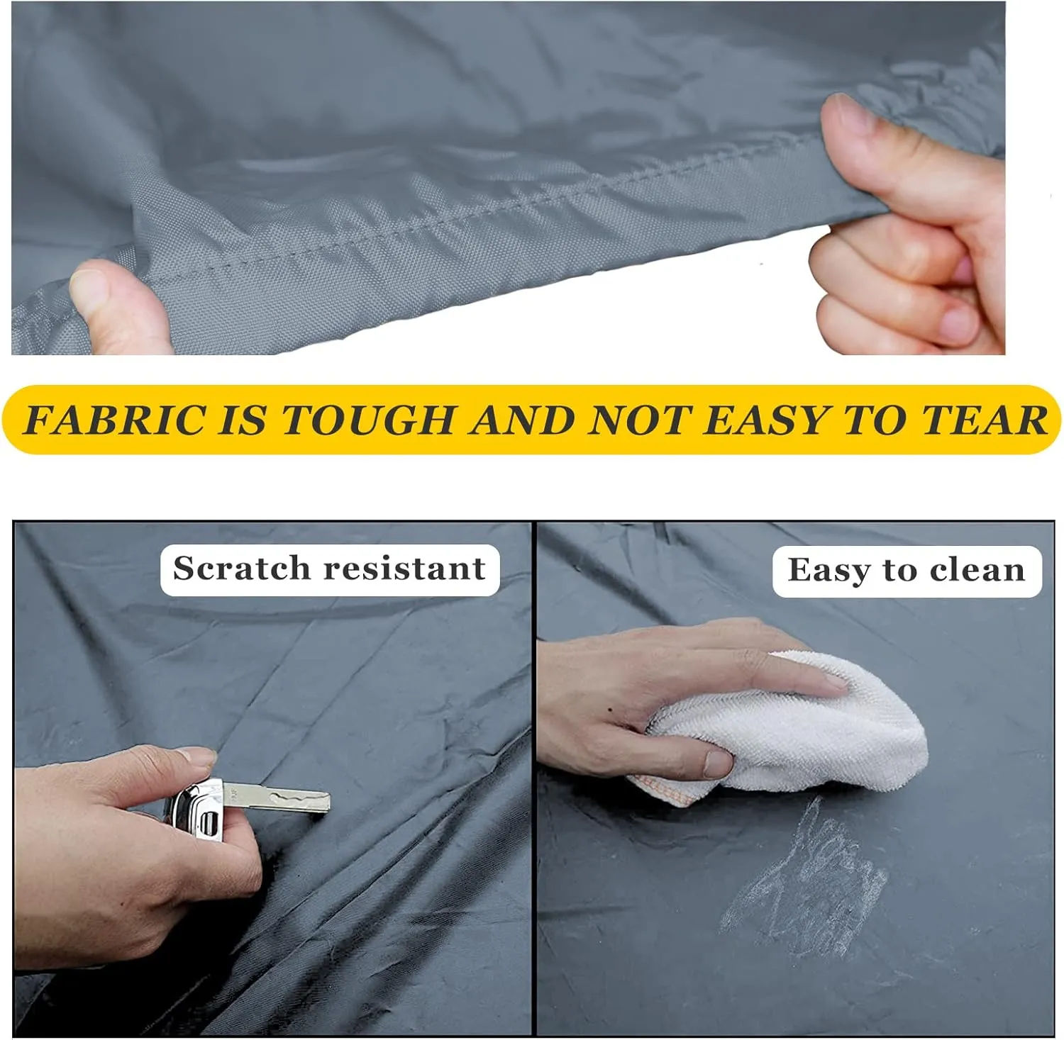 Dog Bed Covers 36L  27W  3H Inch Washable Grey Thickened Waterproof Oxford Fabric with Handles and Zipper Reusable Dog Bed Liner for Medium 50-55 Lbs Dog