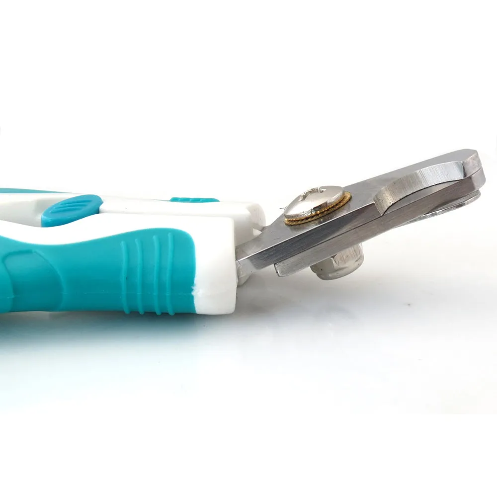 Dog Pets Nail Clippers and Trimmer with Nail File for Medium to Large Dogs and Cats Professional Animals Grooming Tool with Safety Guard to Avoid Over Cutting Claw Care Pet Nail Sharp Scissors