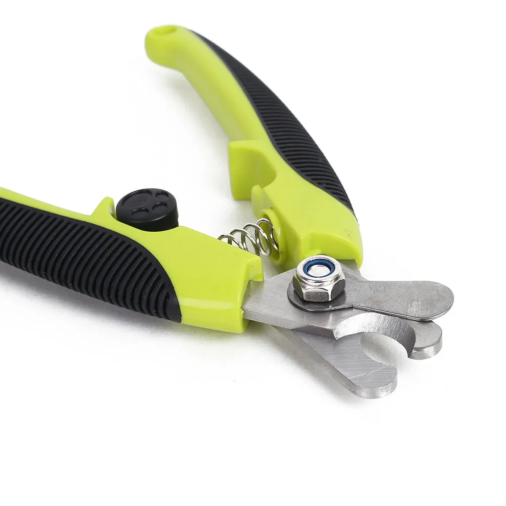 Dog Pets Nail Clippers and Trimmer with Nail File for Medium to Large Dogs and Cats Professional Animals Grooming Tool with Safety Guard to Avoid Over Cutting Claw Care Pet Nail Sharp Scissors
