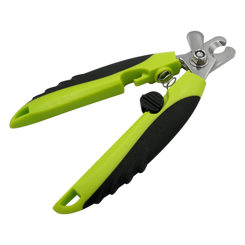 Dog Pets Nail Clippers and Trimmer with Nail File for Medium to Large Dogs and Cats Professional Animals Grooming Tool with Safety Guard to Avoid Over Cutting Claw Care Pet Nail Sharp Scissors