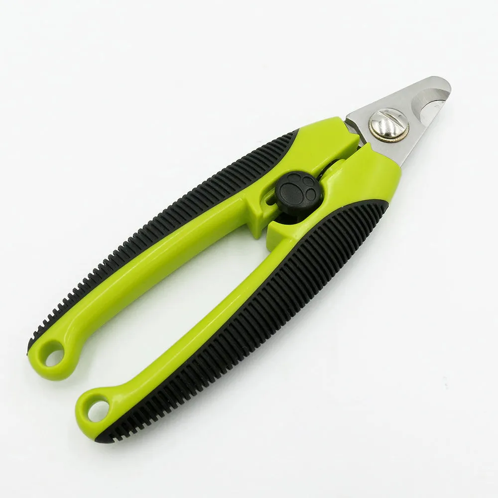 Dog Pets Nail Clippers and Trimmer with Nail File for Medium to Large Dogs and Cats Professional Animals Grooming Tool with Safety Guard to Avoid Over Cutting Claw Care Pet Nail Sharp Scissors
