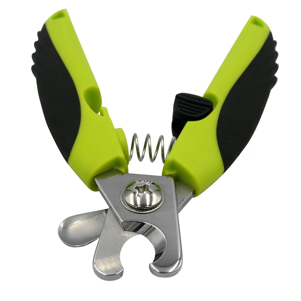 Dog Pets Nail Clippers and Trimmer with Nail File for Medium to Large Dogs and Cats Professional Animals Grooming Tool with Safety Guard to Avoid Over Cutting Claw Care Pet Nail Sharp Scissors
