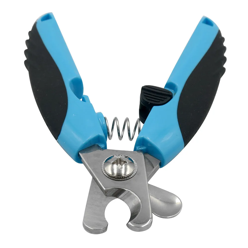 Dog Pets Nail Clippers and Trimmer with Nail File for Medium to Large Dogs and Cats Professional Animals Grooming Tool with Safety Guard to Avoid Over Cutting Claw Care Pet Nail Sharp Scissors