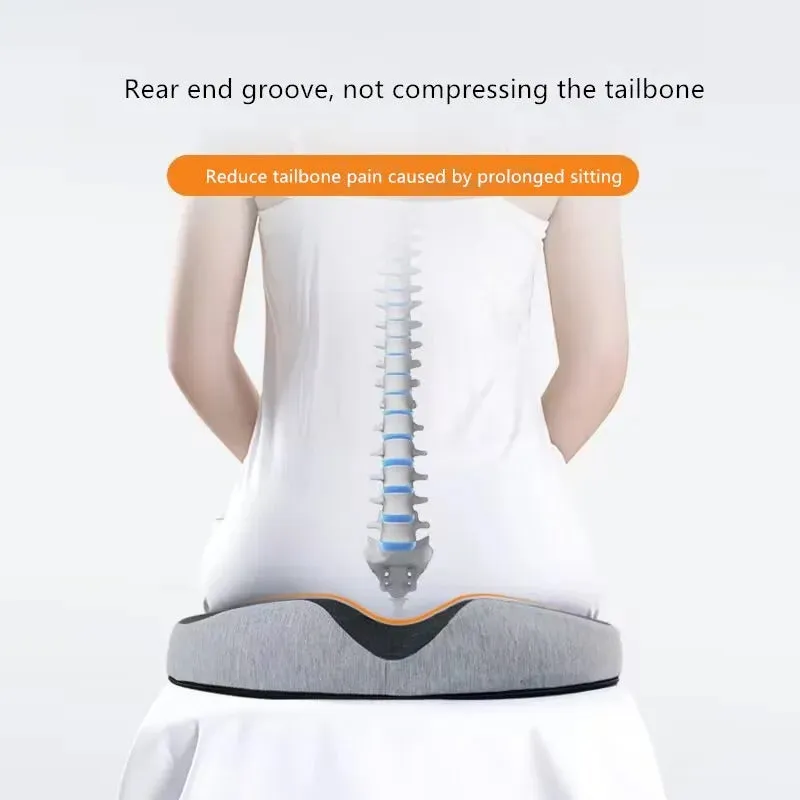 Donut-Shaped Memory Foam Seat Cushion – Pain Relief for Sciatica, Tailbone, and Bed Sores