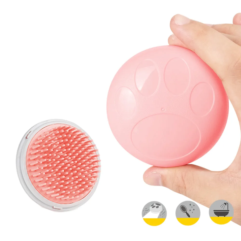 Double-Sided Pet Grooming Brushes for Bath Massage, Portable Dogs & Cats Hidden Inner Grooming Comb, Removing Pets Shedding and Dead Hair, Eliminate Tangles & Knots, Deshedding Tool