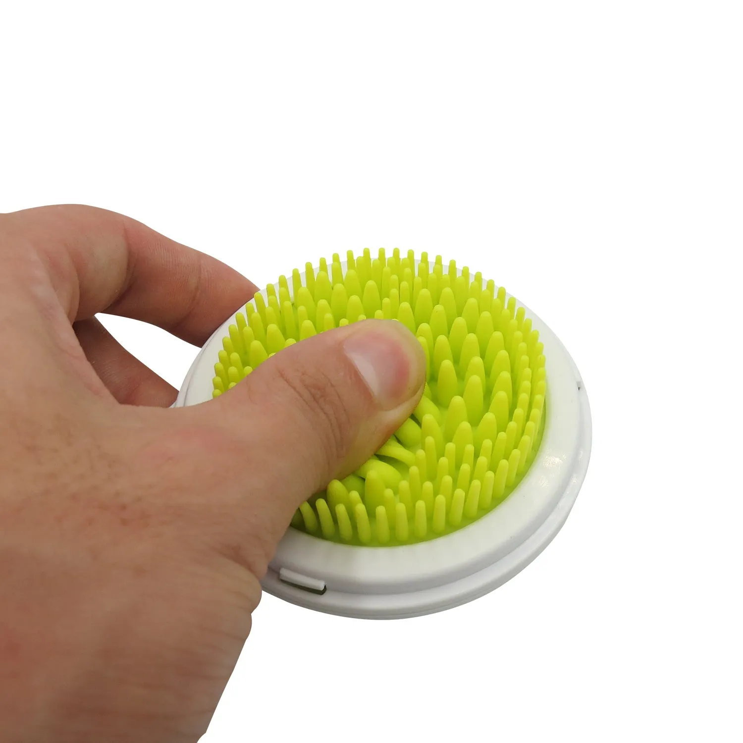 Double-Sided Pet Grooming Brushes for Bath Massage, Portable Dogs & Cats Hidden Inner Grooming Comb, Removing Pets Shedding and Dead Hair, Eliminate Tangles & Knots, Deshedding Tool