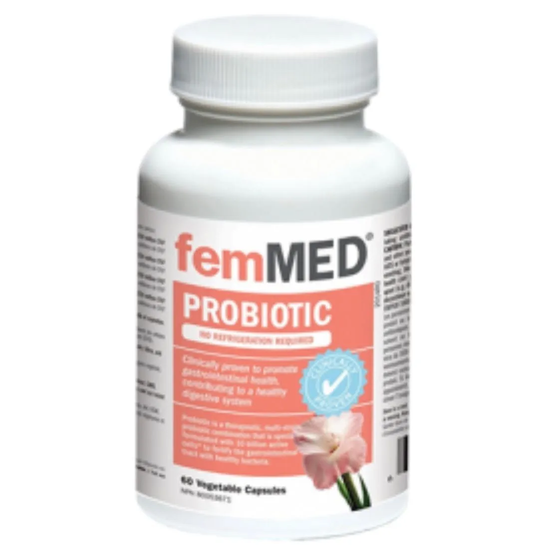 FemMED Probiotic, 60 Vegetable Capsules
