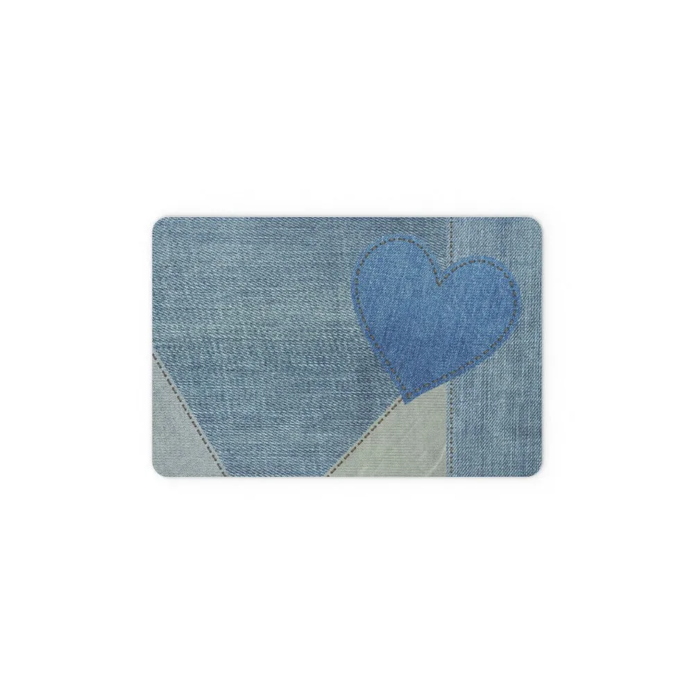 Floor Mats - Denim Heart