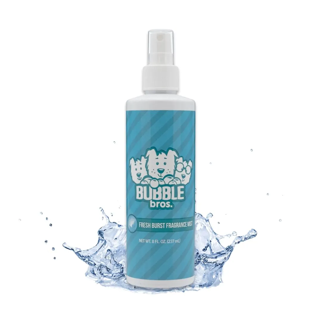 Fragrance Mist Pet Grooming Cologne, 8 oz - Natural, Professional Groomer Grade, Perfume Deodorant for Dogs and Cats, Long Lasting, (Fresh Burst)