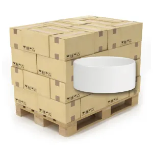 FULL PALLET - 648 x Cat Bowls - Ceramic