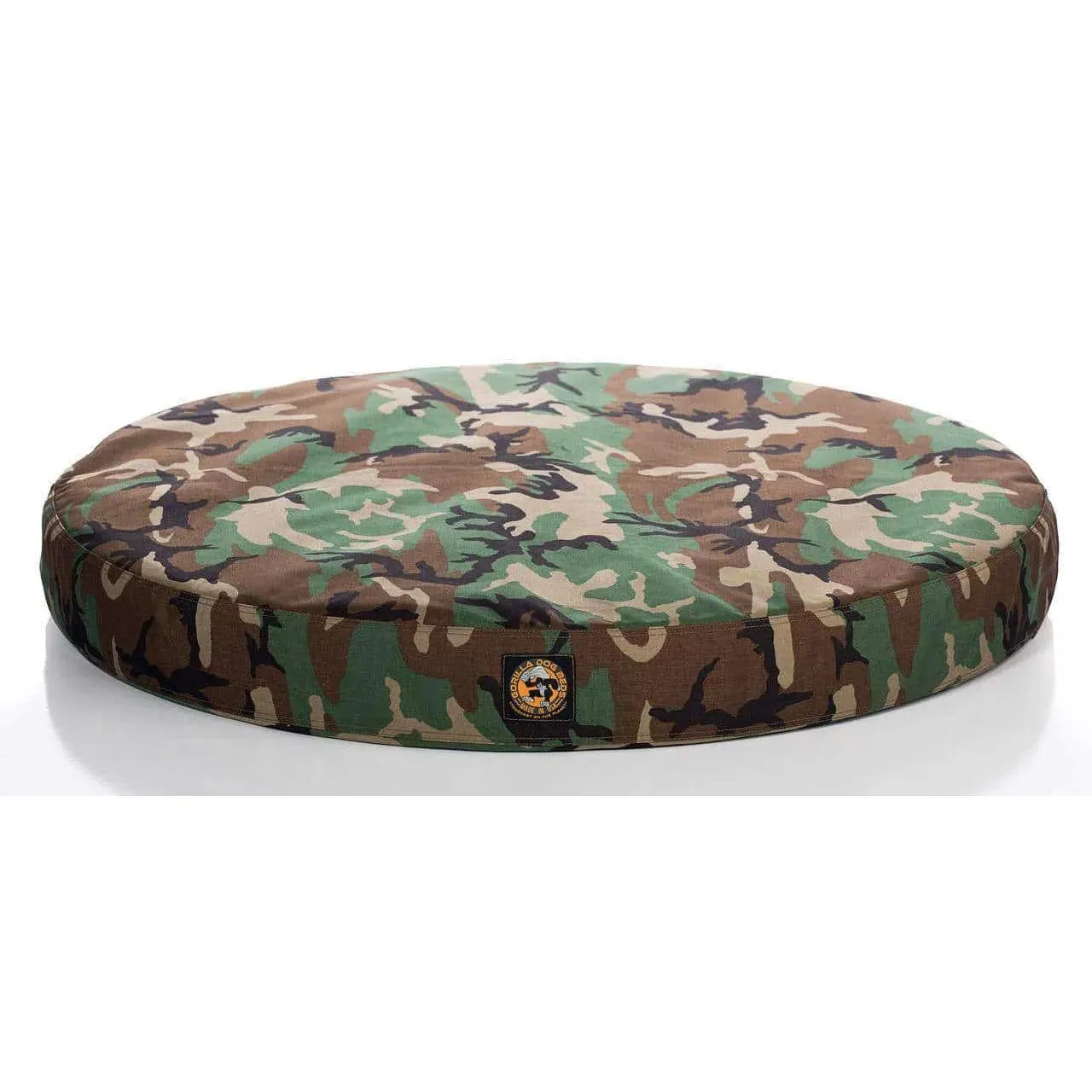Gorilla Tough Round Camo Orthopedic Dog Bed™
