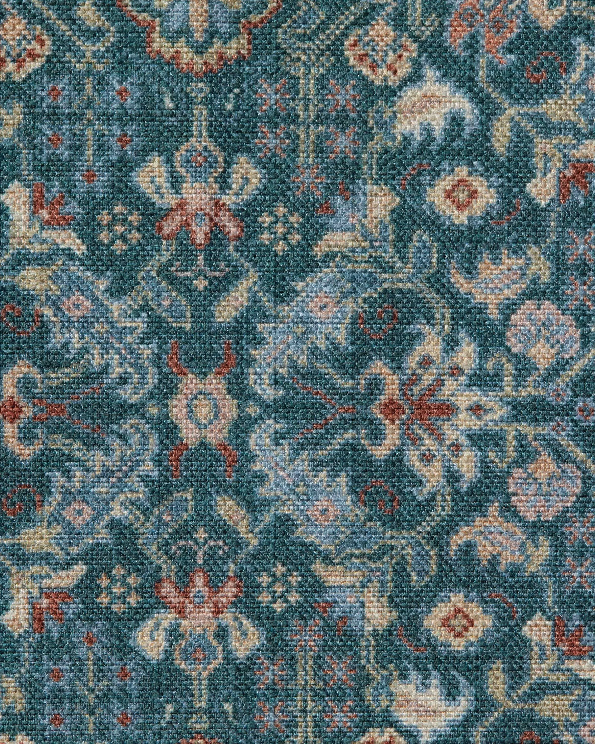Harper Blue Woven Bolster Pet Bed