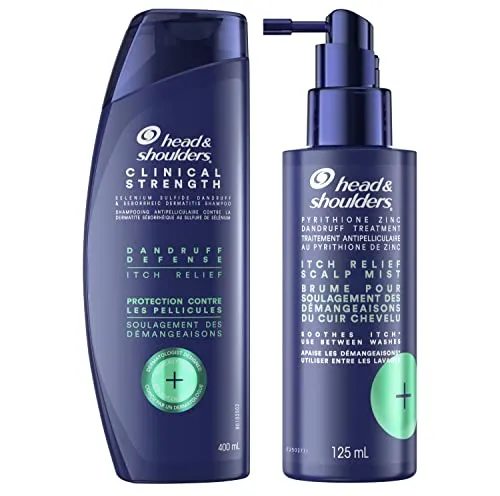 Head & Shoulders Clinical Strength Dandruff Defense Intensive Itch Relief Shampoo   Mist Dual Pack (400ml SH   125ml Mist)