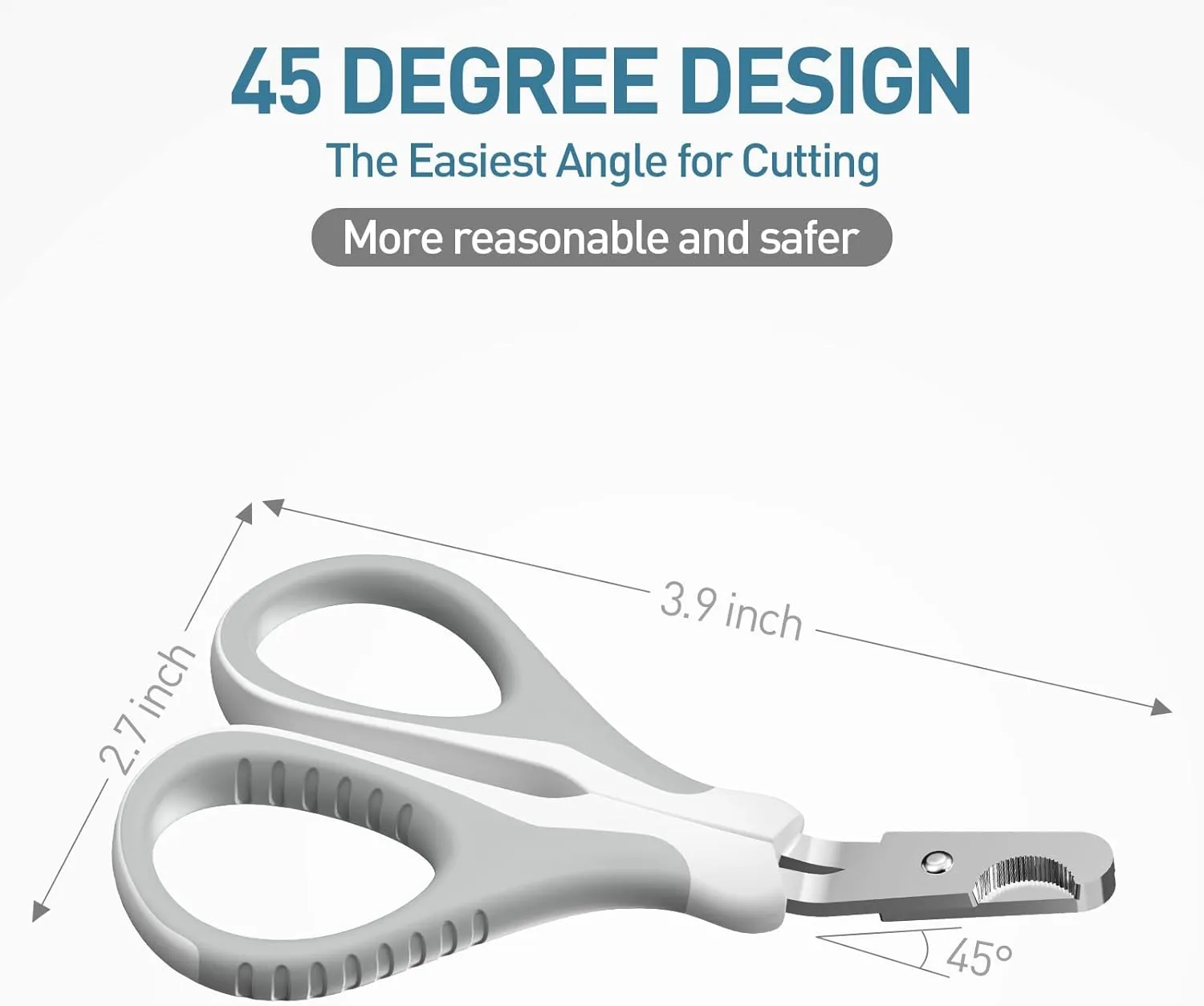 High-Quality Cat Nail Clipper - Ergonomic & Safe, Ideal for Kittens, Puppies, Birds, and Small Animals