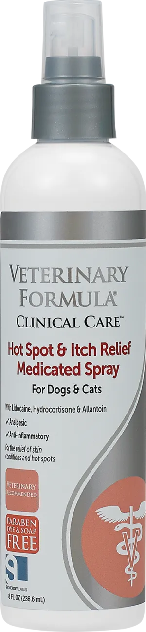 Hot Spot & Itch Relief Medicated Spray - 8oz