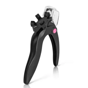 MelodySusie - Tool - Rotary Adjustable Stainless Steel Acrylic Nail Clipper - Black