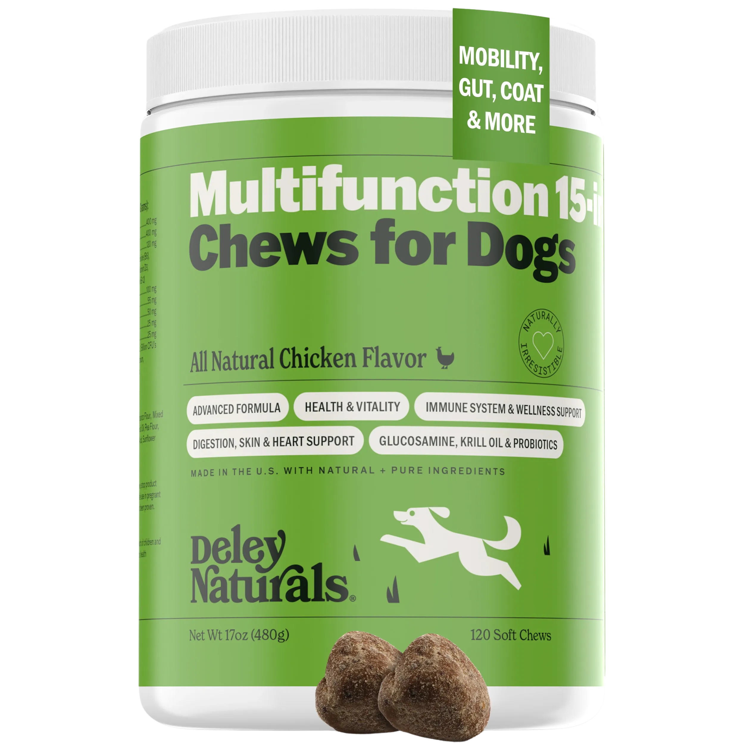 Multifunction 15-in-1 Chews for Dogs