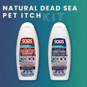Natural Dead Sea Pet Itch Kit For Dogs & Cats