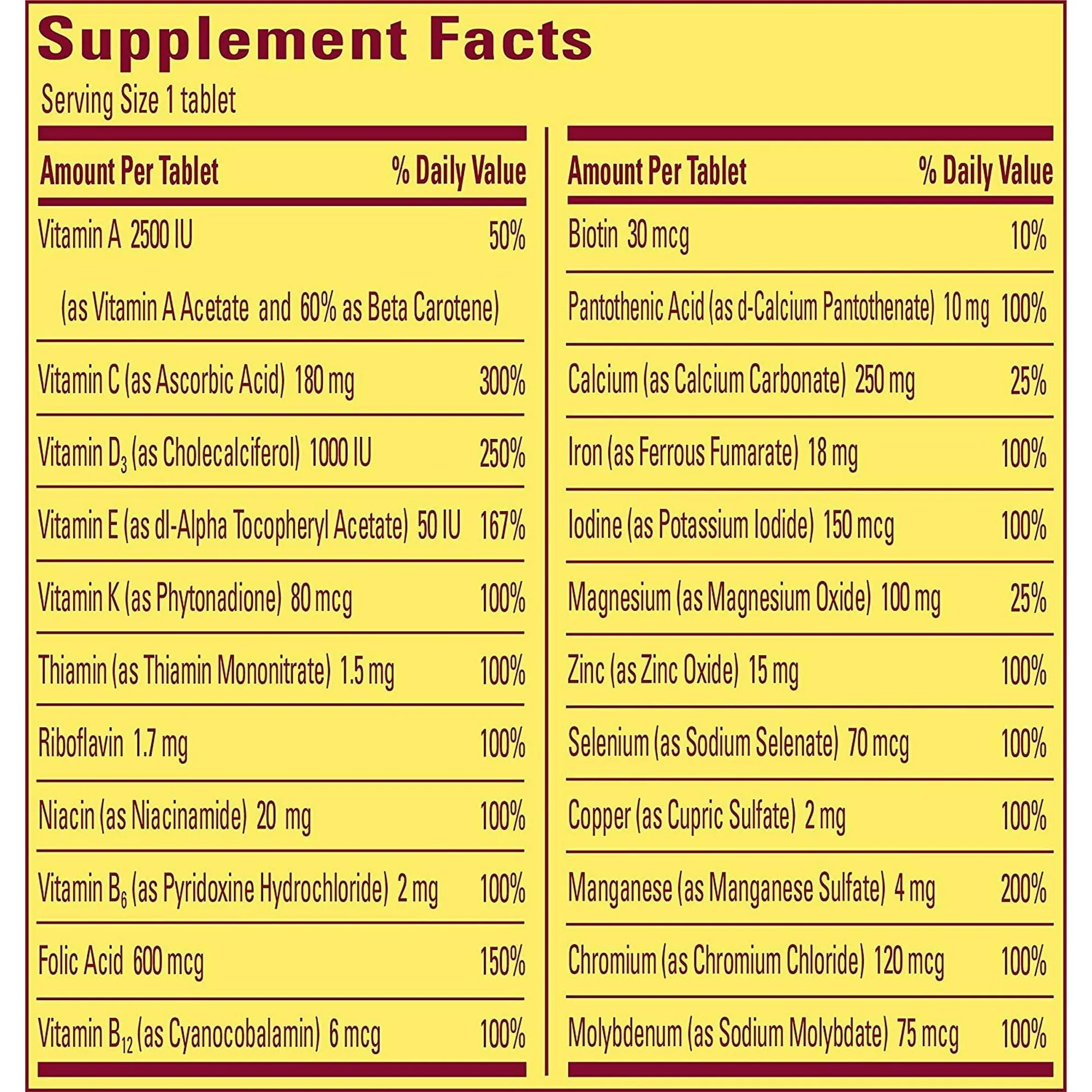 Nature Made Multi For Her 50 Tablets 90ct