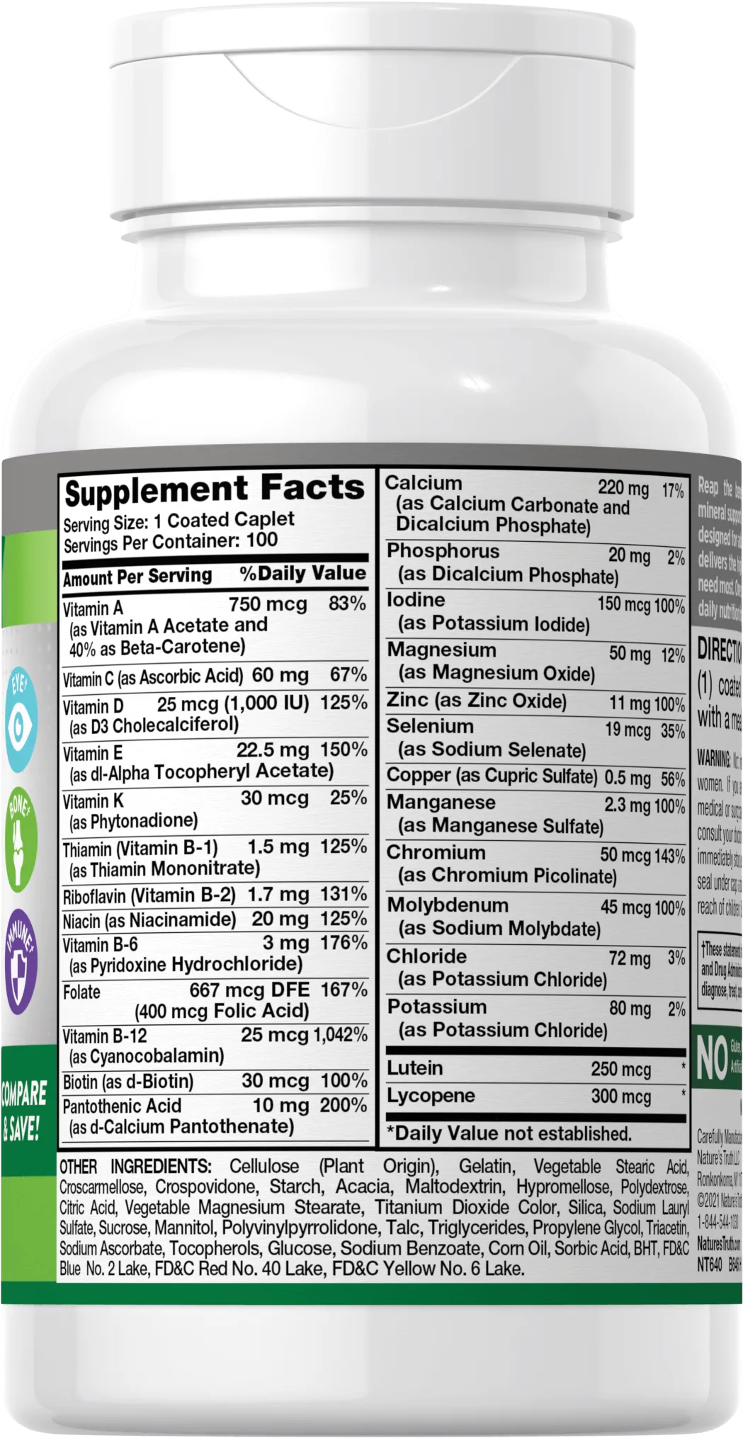 Natures Truth ABC Complete Senior 50 Plus Multivitamin