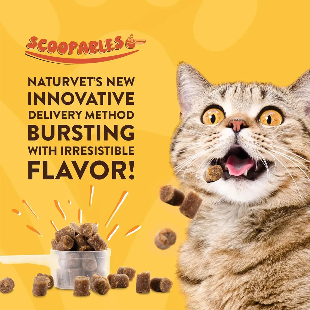 NaturVet Scoopables Digestive Enzymes Daily Digestive Support Plus PRE & Probiotic for Cats, 5.5-oz