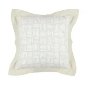Nina Cotton Embellishment Cushion - 45cm x 45cm