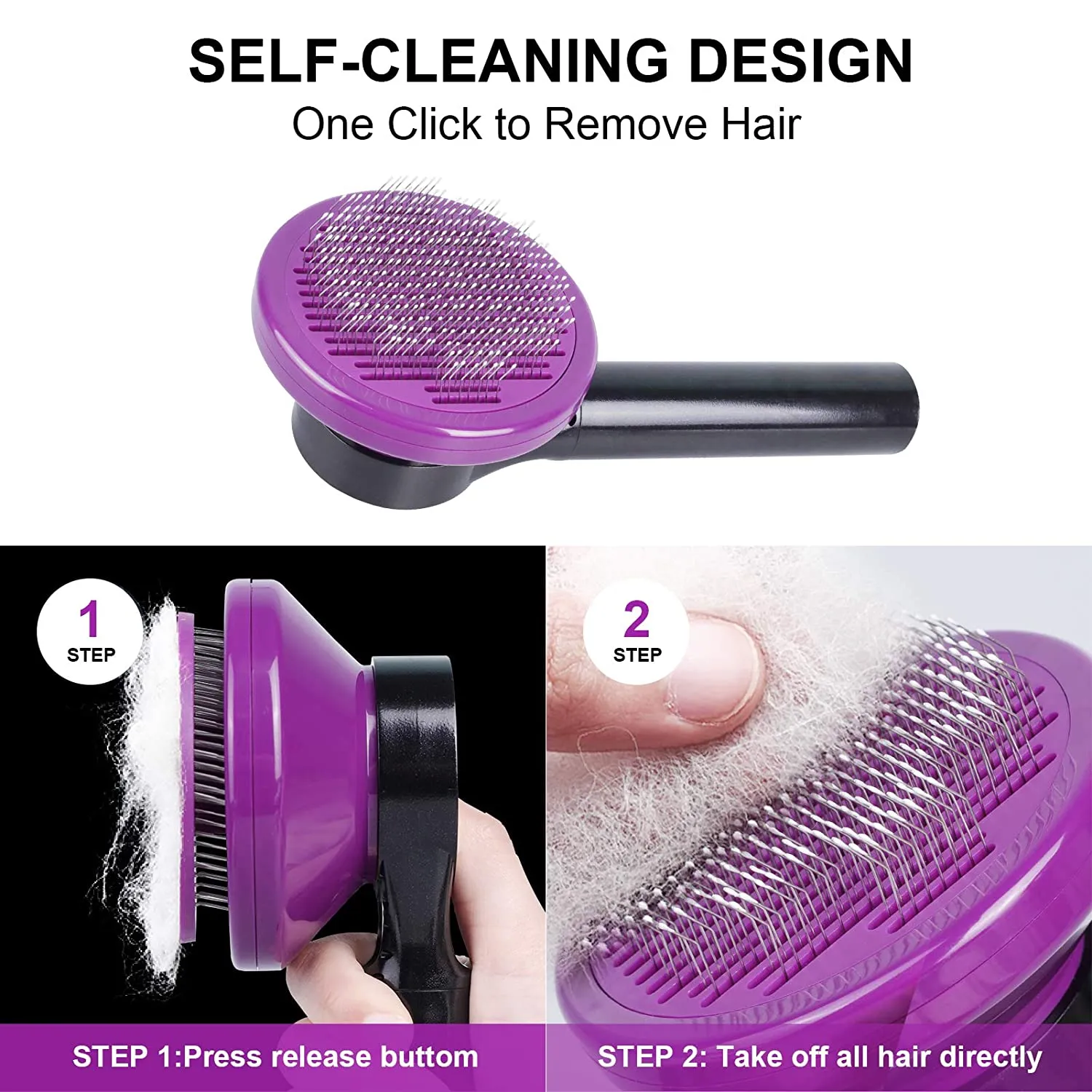NPET Dog Self Cleaning Slicker Brush