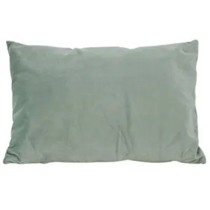 Olive Green Stella Velvet Cushion with Fill - 50cm x 30cm