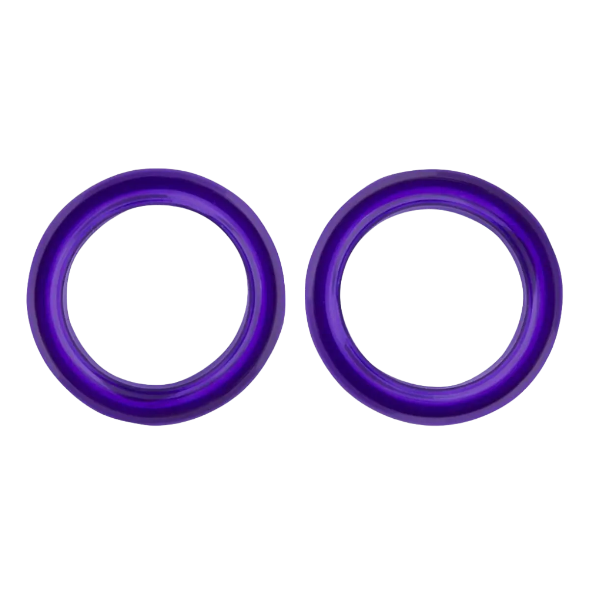 Pack of 2 Premium Scissor Finger Ring Inserts in Purple by PetStore.Direct