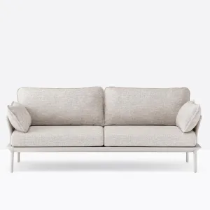 Pedrali Reva Twist three seater sofa with side pillows