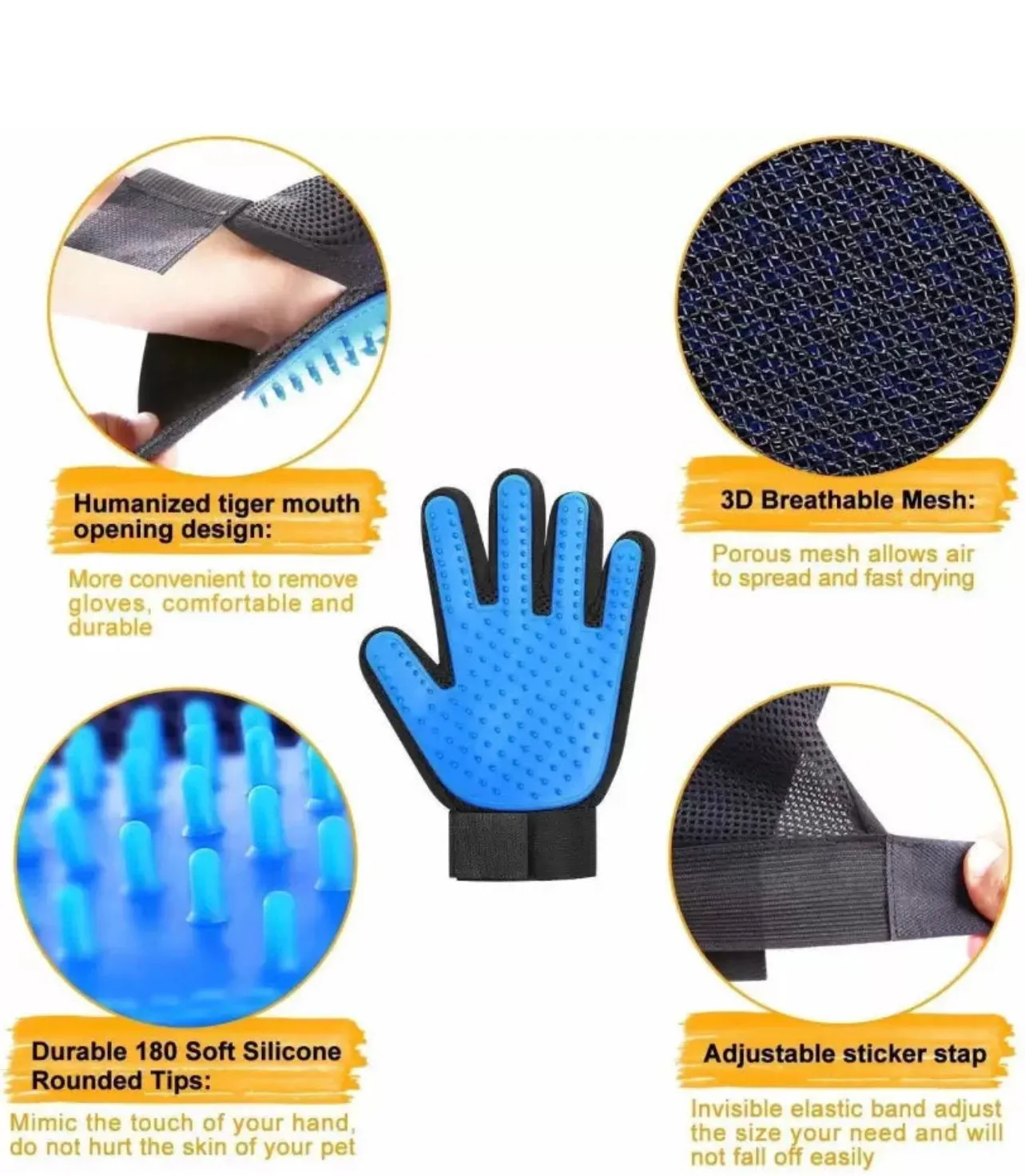Pet Grooming Glove