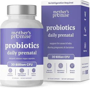 Prenatal Probiotics for Women | 30 Billion CFU, 17 Strains   Organic Prebiotics | Supports Digestion, Gut & Immune Health for Mom & Baby | Womens Probiotic for Pregnancy & Lactation | Vegan Capsules in Pakistan