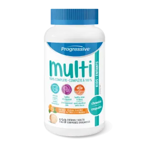Progressive - chewable multivitamins kids