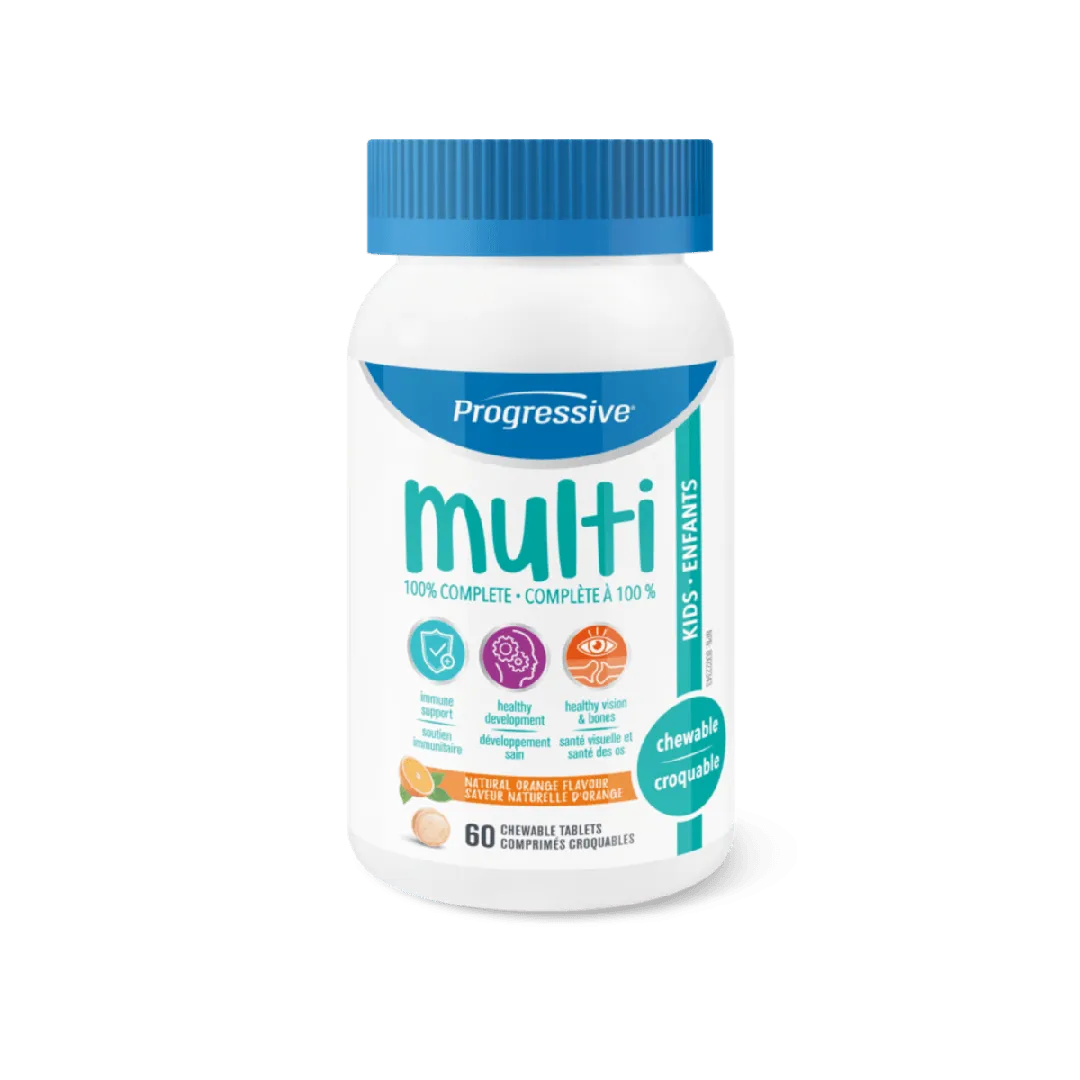Progressive - chewable multivitamins kids