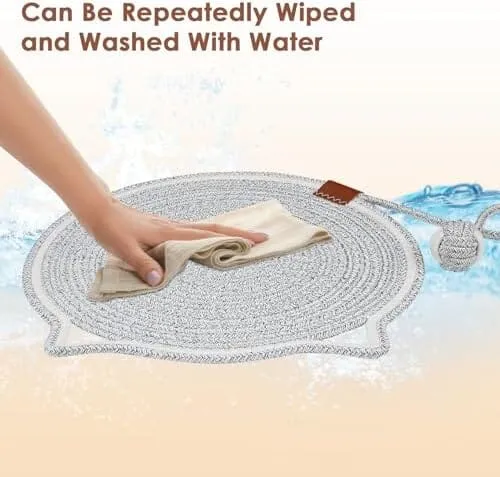 Round Horizontal Floor Cat Scratching Pads for Indoor Cats