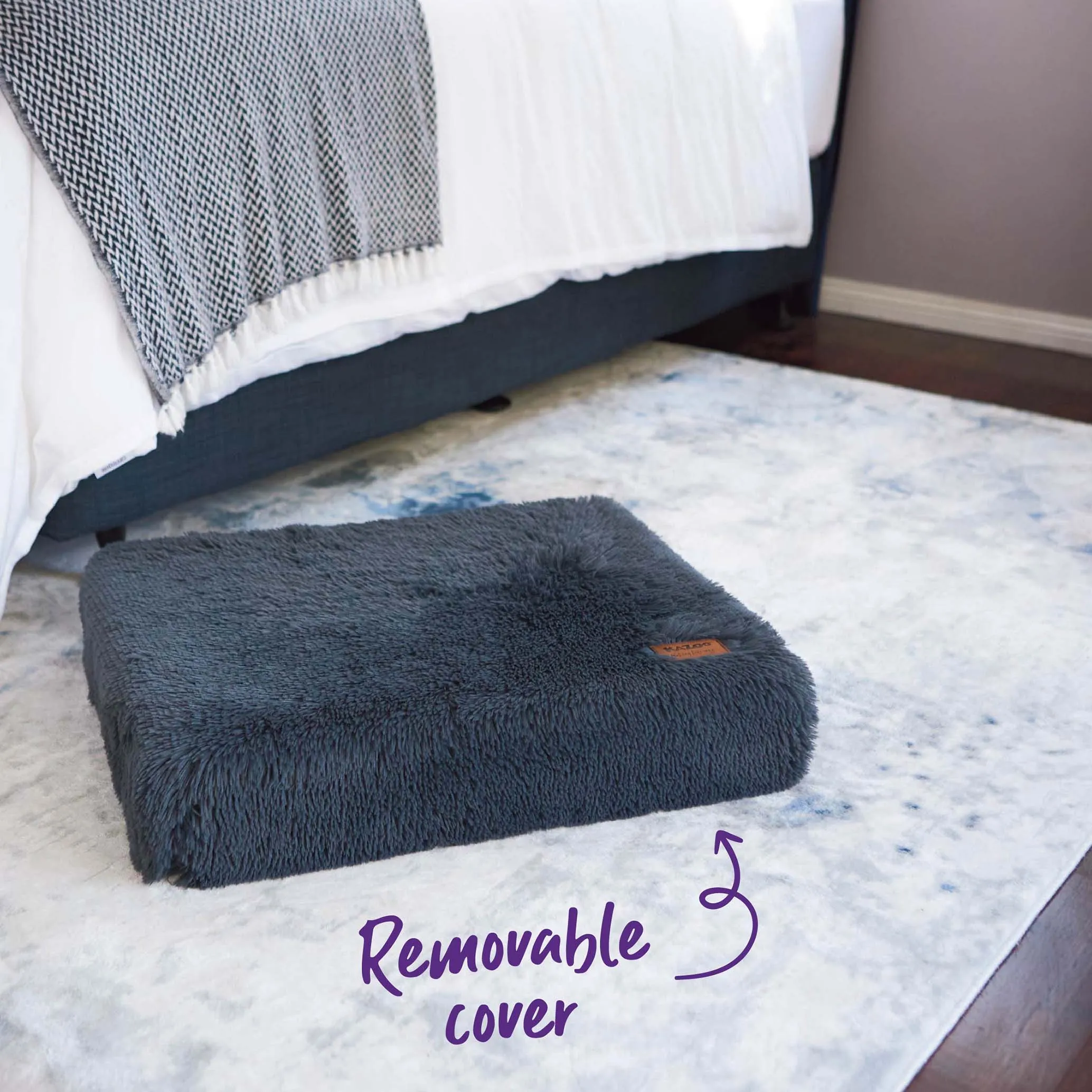 Slumber Dog Bed - Plush Cloudy Grey