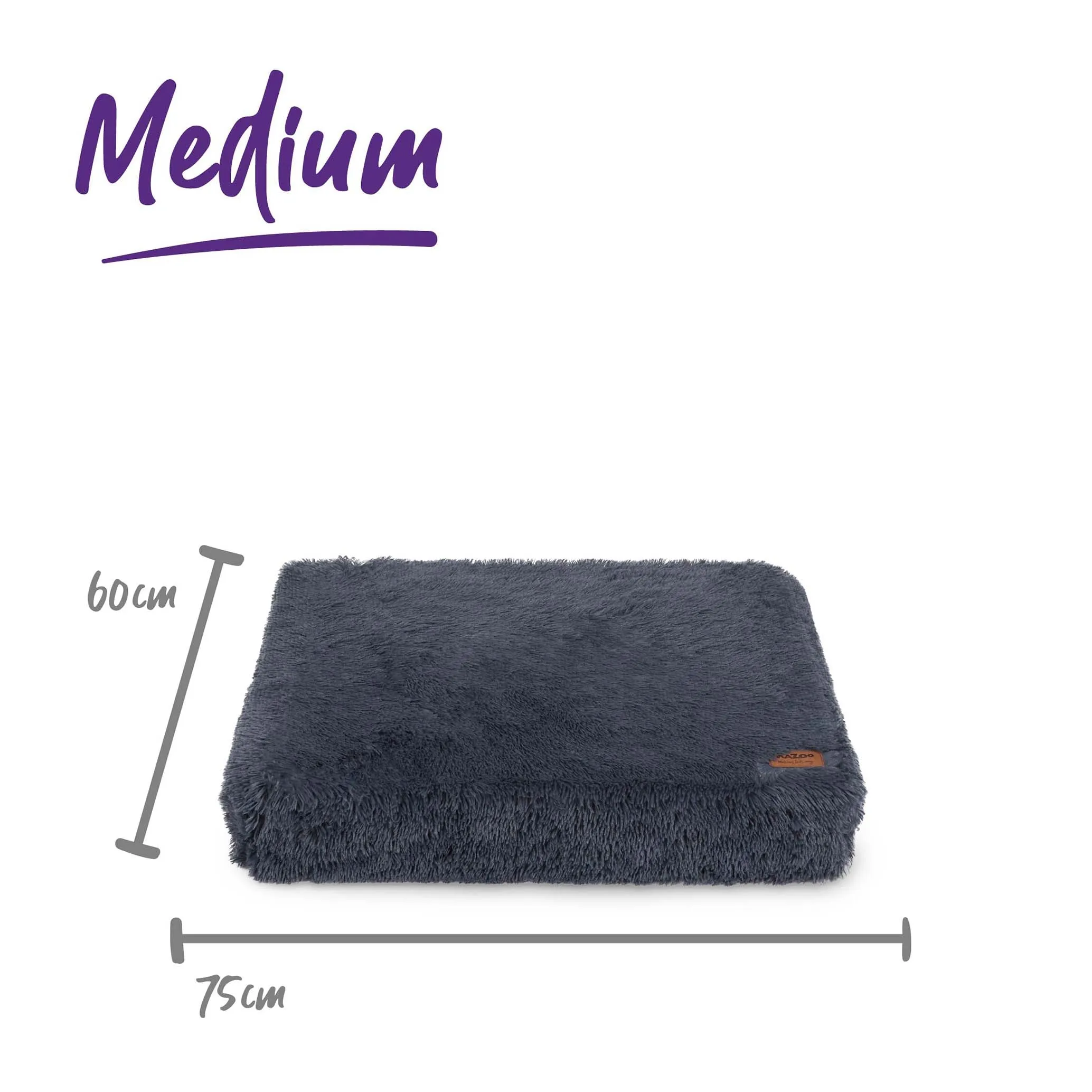Slumber Dog Bed - Plush Cloudy Grey